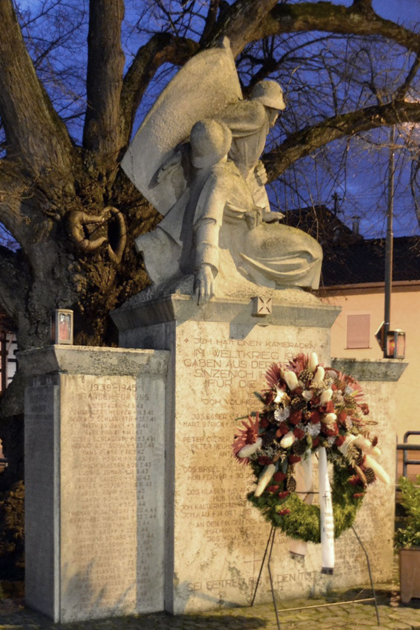 Die Kriegsereignisse in Sinzenich
